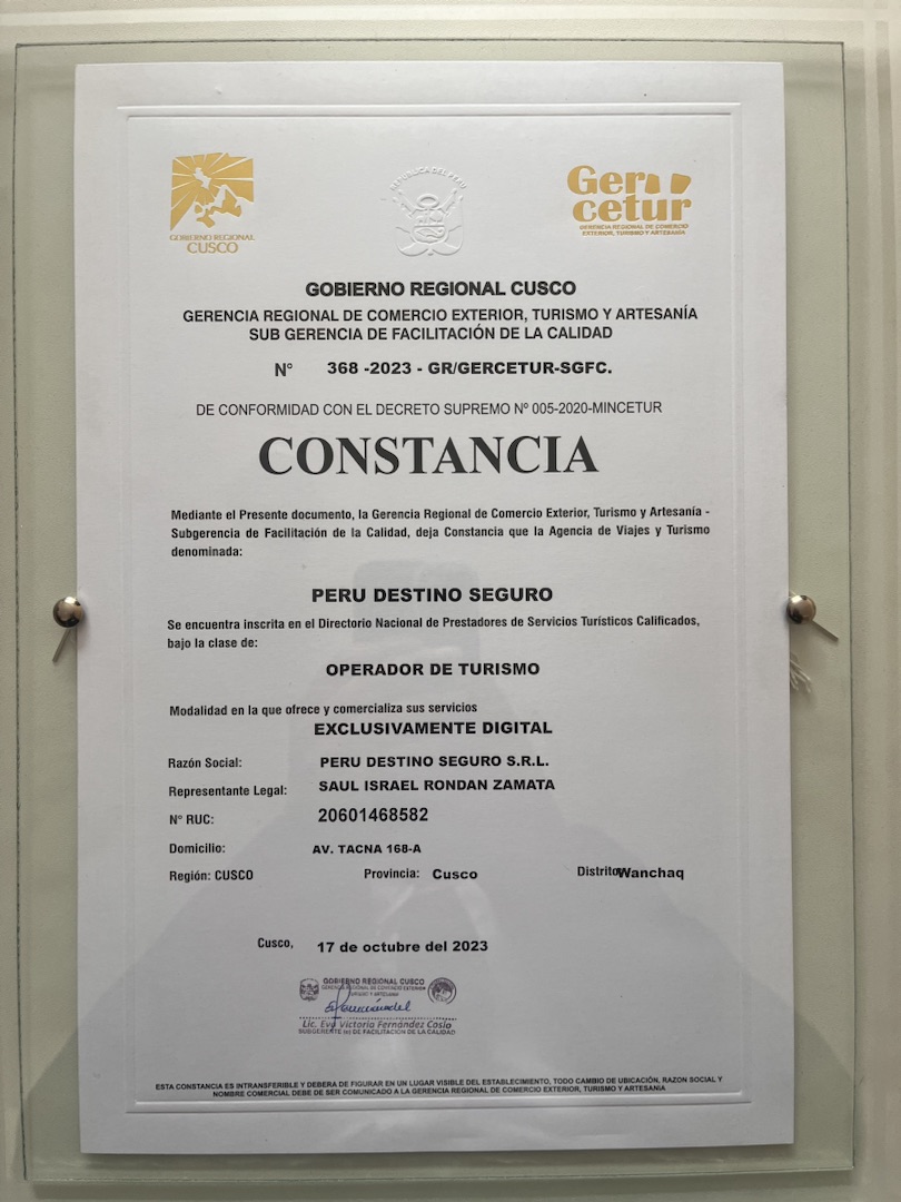 Constancia PDS